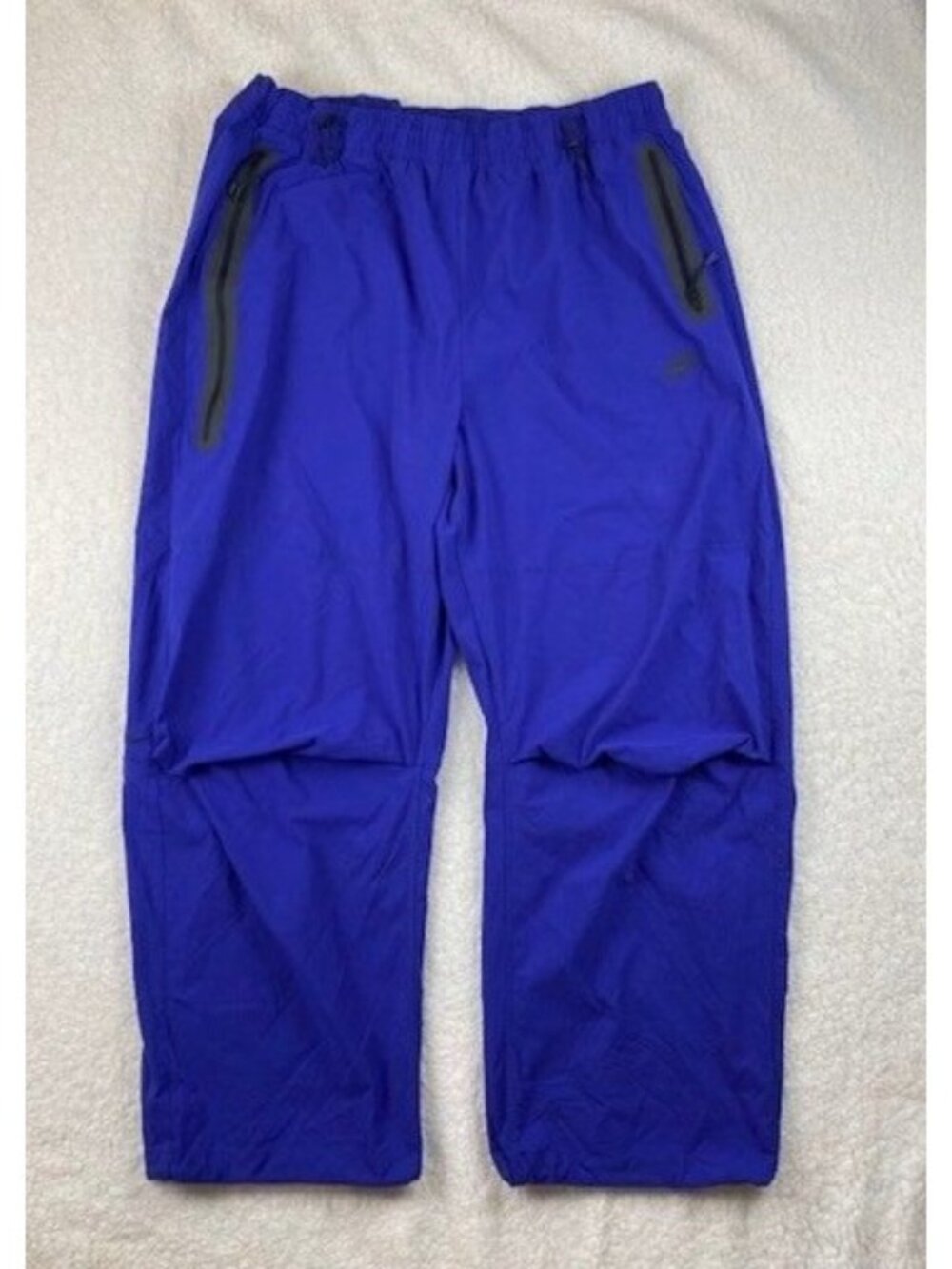 Nike Tech Woven Oversized Pants Mens 2XL Deep Night Blue High-Waist HM7158-539